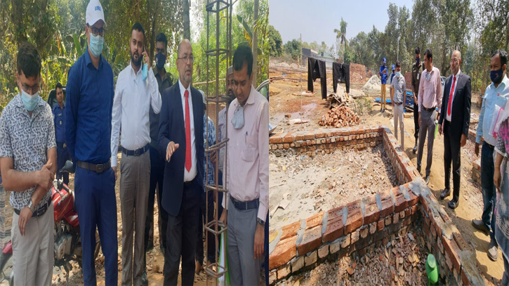 গাজীপুরে উপহারের ঘরে অনিয়ম, ঘটনাস্থল পরিদর্শনে প্রতিমন্ত্রী