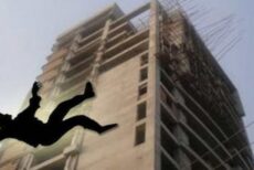 মতিঝিলে ১৮তলা ভবন থেকে পড়ে শ্রমিকের মৃত্যু