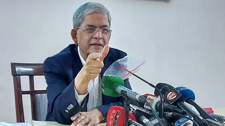 কার্যালয়ে বোমা রেখে নাটক তৈরি করা হয়েছে : মির্জা ফখরুল