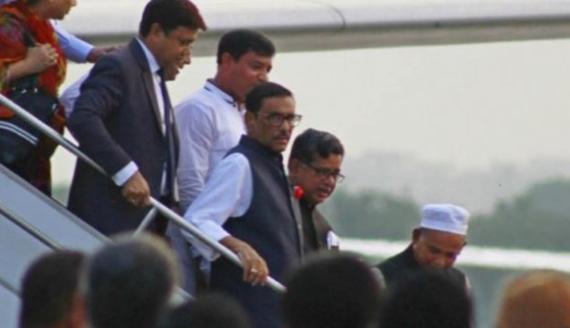 স্বাস্থ্য পরীক্ষা শেষে দেশে ফিরেছেন ওবায়দুল কাদের