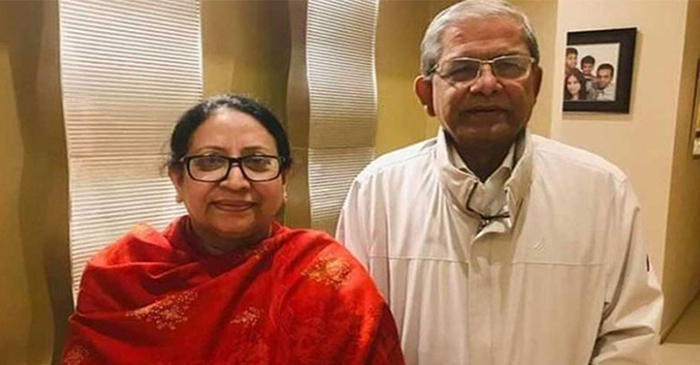 চিকিৎসার জন্য সস্ত্রীক সিঙ্গাপুরে মির্জা ফখরুল