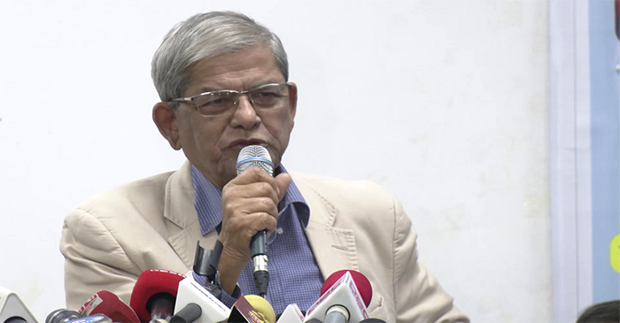 তিন দফা বিদ্যুতের দাম বাড়িয়েছে সরকার: মির্জা ফখরুল