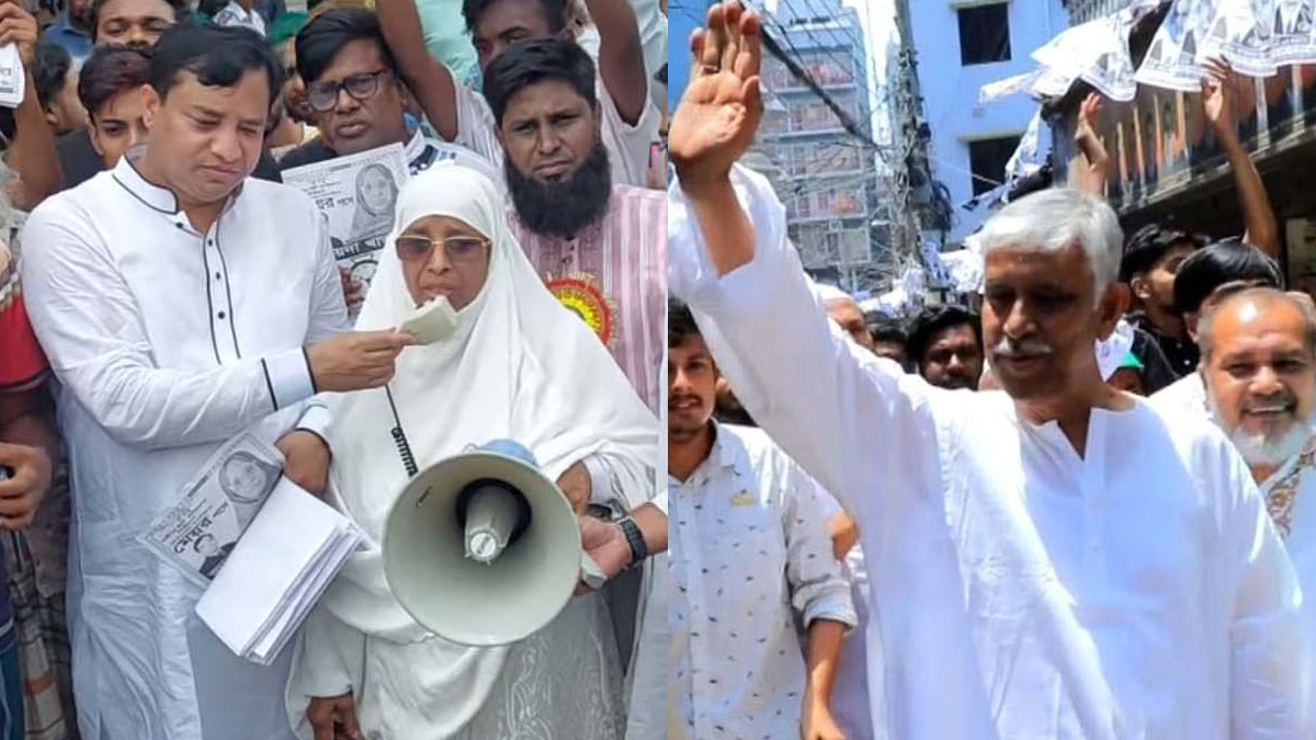 গাজীপুরে প্রচারণায় ব্যস্ত মেয়র-কাউন্সিলর প্রার্থীরা