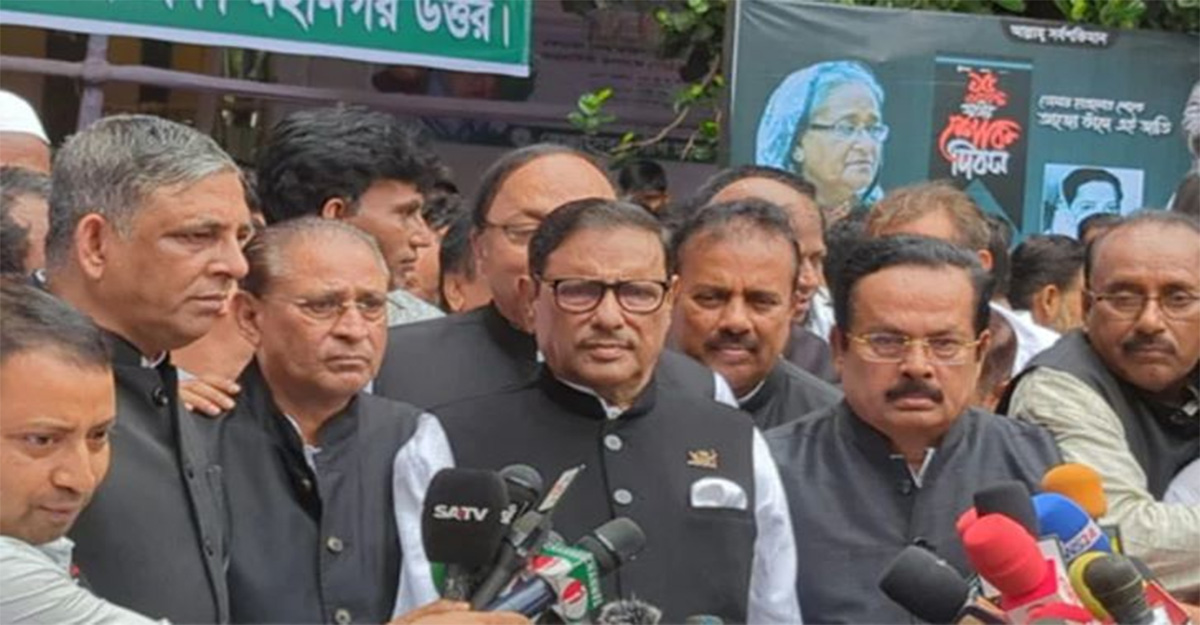 বিএনপি বাংলাদেশে হত্যা, ষড়যন্ত্রের হোতা: ওবায়দুল কাদের