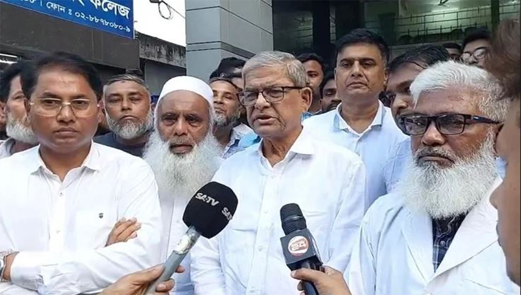 আওয়ামী লীগ সরকার সম্পূর্ণ অবৈধ ও ফ্যাসিস্ট: মির্জা ফখরুল