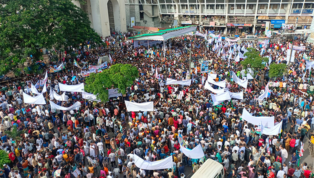 উত্তরায় আওয়ামী লীগের সমাবেশ শুরু