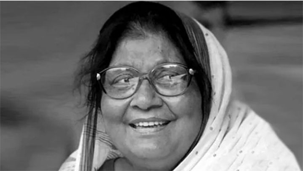 আজ সাজেদা চৌধুরীর প্রথম মৃত্যুবার্ষিকী