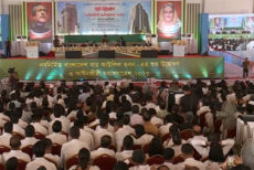 সোহরাওয়ার্দীতে আইনজীবীদের মহাসমাবেশে উপস্থিত প্রধানমন্ত্রী