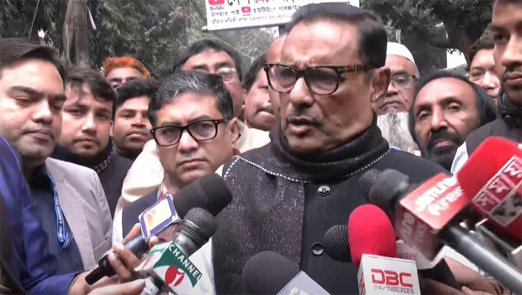 সরকারের সামনে তিন চ্যালেঞ্জ রয়েছে: ওবায়দুল কাদের