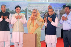 ডিএসসিসির চার প্রকল্পের নির্মাণকাজ উদ্বোধন করলেন প্রধানমন্ত্রী