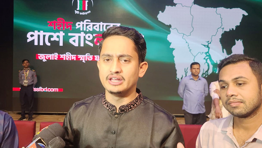 আন্দোলনে যারা ছিল তাদের উপদেষ্টায় প্রাধান্য দেওয়া উচিত: সারজিস