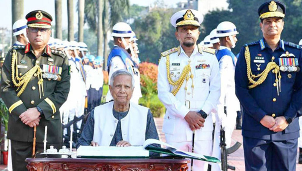 মুক্তিযোদ্ধাদের স্বপ্ন পূরণে আমি অঙ্গীকারবদ্ধ : প্রধান উপদেষ্টা