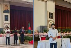 বঙ্গভবন থেকে শেখ মুজিবুর রহমানের ছবি সরিয়ে ফেলা হয়েছে