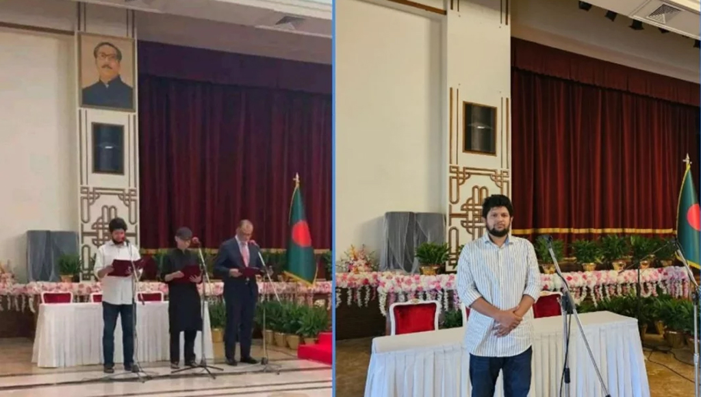 বঙ্গভবন থেকে শেখ মুজিবুর রহমানের ছবি সরিয়ে ফেলা হয়েছে