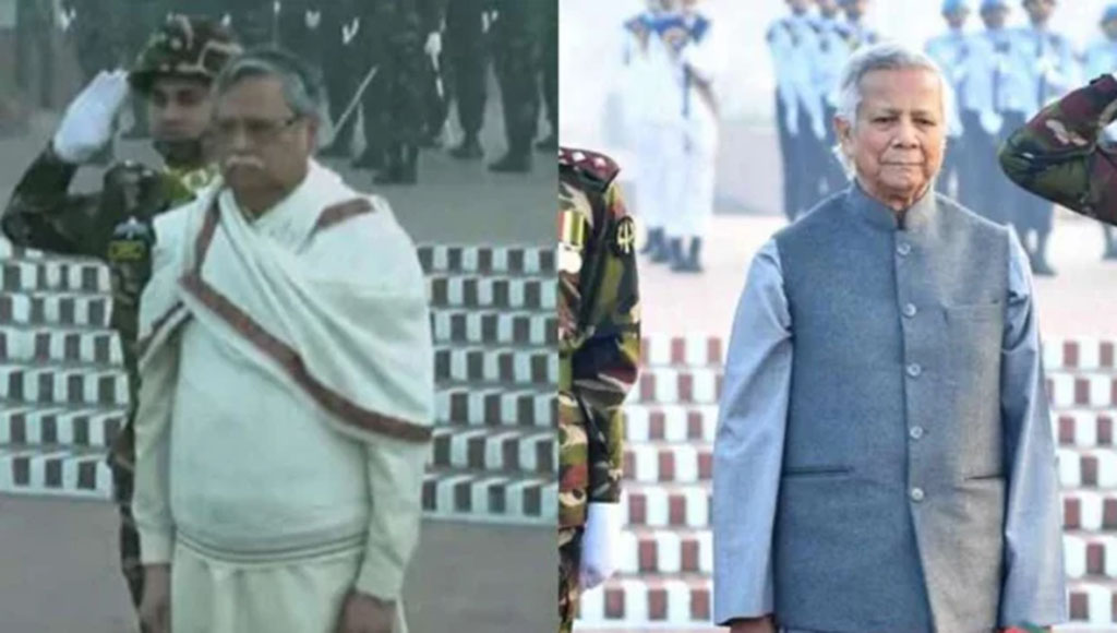 জাতীয় স্মৃতিসৌধে রাষ্ট্রপতি ও প্রধান উপদেষ্টার শ্রদ্ধা নিবেদন