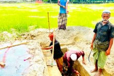 সিরাজগঞ্জে খোঁড়া হয়েছে সাম্যের কবর